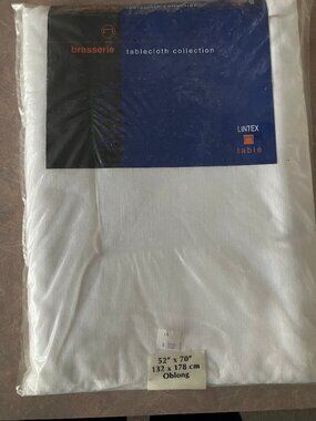 NWT Brasserie White Tablecloth